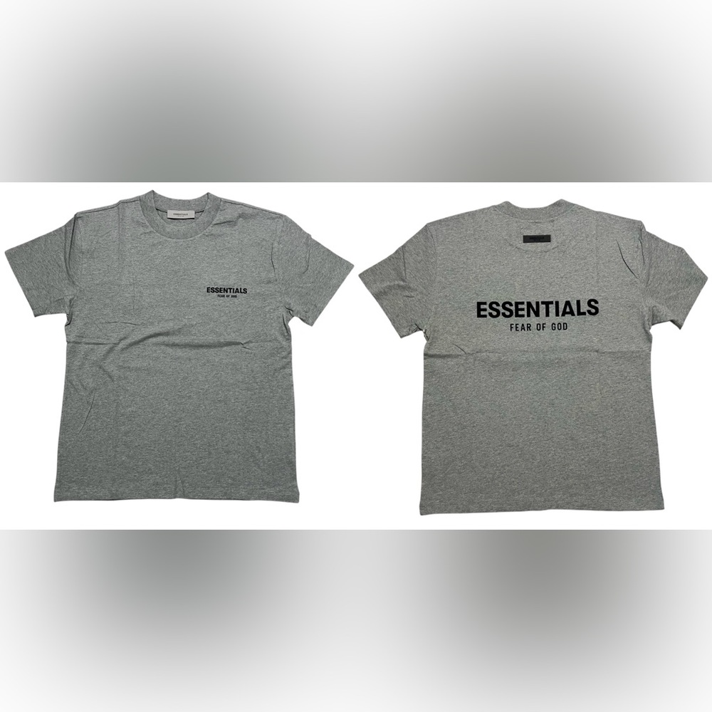 Essentials Fear of God dark oatmeal‎ gray oversized tee Shirt men's size small